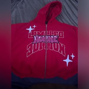 Red Graphic Hoodie